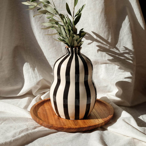 Vaso de cerâmica-Jarrão-Handmade-Casa Cubista